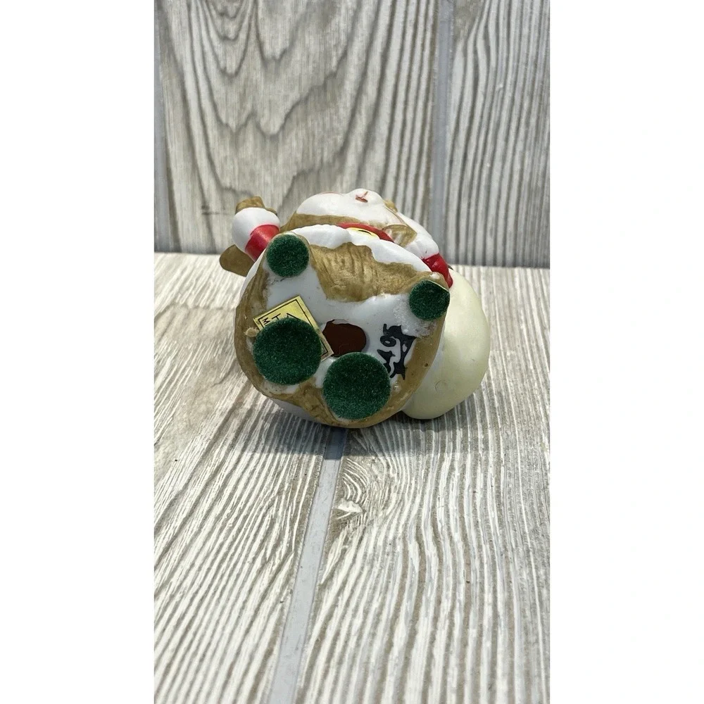 Vintage #5405 Homco Christmas Mice Figurines Ceramic Holiday Decor